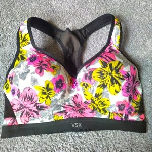 Victoria secret sport bra. 32D. Floral
